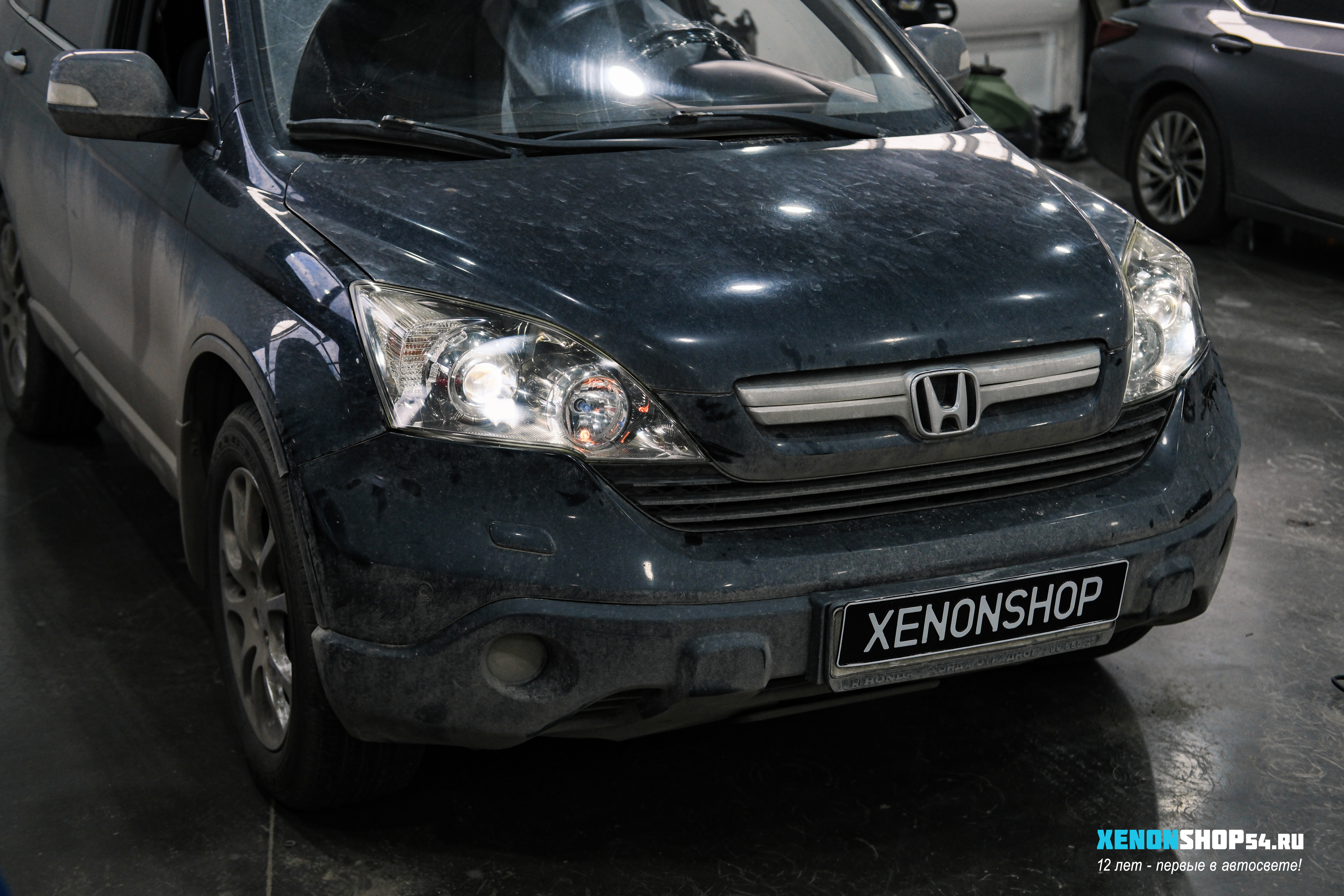 Honda CR-V - установка линз