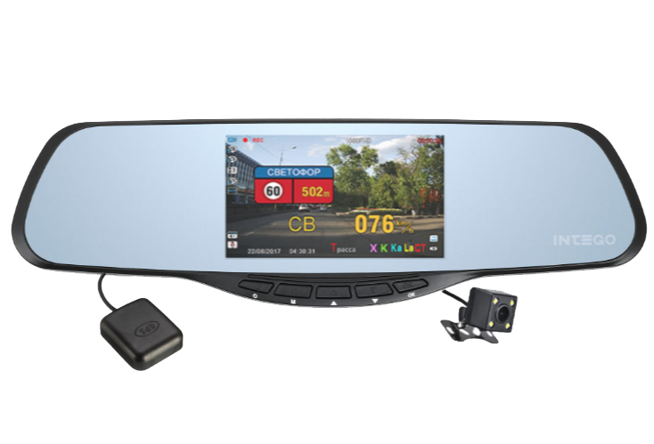 Видеорегистратор с радар-детектором + GPS Intego VX-685MR