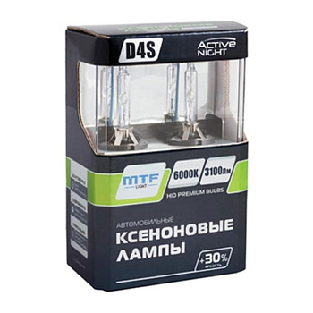 Ксеноновые лампы D4S MTF Active Night AS6D4S (6000К)