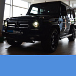 Замена штатных линз на би-ксеноновые HELLA 3R в автомобиле Gelandewagen
