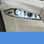Jaguar XJ — замена линз на би-ксенон!