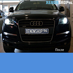 Установка Би-ксеноновой линзы Hella 3 | Audi Q7 2008