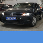 Volkswagen Golf VII 2014г. Замена линз на би-ксеноновые Hellla 3