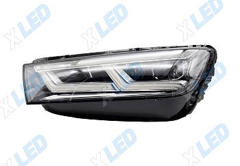 Фара Audi Q5 (2018-2020) LED, с электрокорректором (левая)