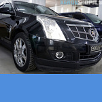 Замена на Би-ксеноновые линзы Hella Cadilac SRX 2011 год