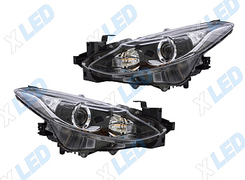 Комплект фар Mazda 3 BM (2013-2017) с bi-led линзами ХV5 X-LED