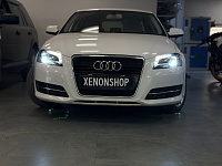 Audi A3 установка BI-LED модулей X-LED X8