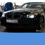 Замена на би-ксеноновые линзы HELLA 3 | BMW 5й серии F01-F04