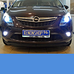 Opel Zafira, установка би-ксеноновых линз Hella 3R+