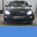 Volkswagen Golf VI 2012 г замена линз на би-ксеноновые