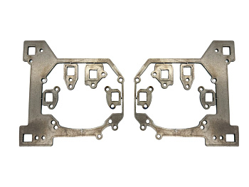 Переходные рамки Nissan Teana J31 рестайлинг (2005-2008) ксенон на Hella 3R/5R