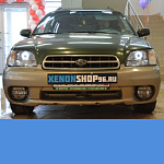 Установка би-ксеноновых линз в Subaru Outback 1998 год