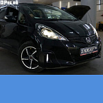 Установка Би-ксеноновых линз Hella 3 | Honda Fit 2012г.