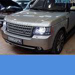 Range Rover 2010 Замена на Би-ксеноновые линзы Hella 3