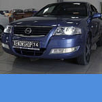 Nissan Almera - Установка Bi-LED
