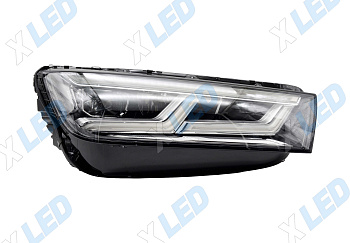 Фара Audi Q5 (2018-2020) LED, с электрокорректором (правая)