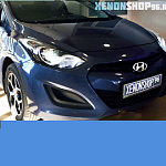 Hyundai i30 Замена на Би-ксеноновые линзы HELLA 3