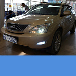 Lexus RX 350 Замена на Би-ксеноновые линзы Hella 3