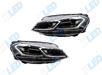 Комплект фар (тюнинг) Volkswagen Golf 7 (2013-2016) Bi-led №2