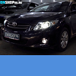 Установка Би-ксеноновых линз Hella 3 | Toyota Corolla 2008 год