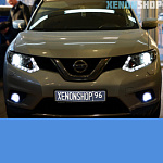 Nissan X-Trail T32 2016 Установка Би-ксеноновых линз Hella 3