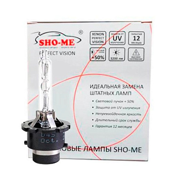 Ксеноновая лампа D4S Sho-me 35w (6000К)