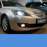 Замена линз на Би-ксеноновые HELLA 3 Mazda 3 2007 год