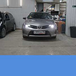 Toyota Auris замена линз на би ксеноновые