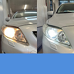 Toyota Corolla - установка линз!