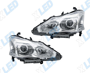 Комплект фар Nissan Teana (2013) с bi-led линзами Х6 X-LED