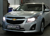 Chevrolet Cruze  - Установка Би-ксеноновых линз Hella 3