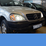 Mercedes-Benz M-Class Установка би-ксеноновых линз HELLA 3