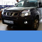 Nissan X-Trail T31 2013 Замена на Би-ксеноновые линзы HELLA 4R
