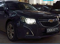 Установка би-ксеноновых линз Hella 3 | Chevrolet Cruze