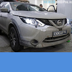 Установка Би-диодных линз BI-LED 3,0/NISSAN Qashqai J11 2018 г.