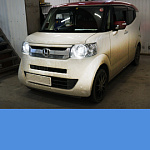 Установка Би-ксенононвых линз Hella 3 | Honda N-BOX SLASH