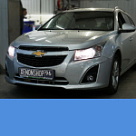 Chevrolet Cruze  - Установка Би-ксеноновых линз Hella 3