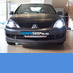 Установка Би-ксеноновых линз KOITO QR5 3 на Mitsubishi Lancer