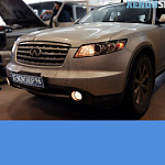 Замена на Би-ксеноновые линзы Hella 3 | infiniti fx35