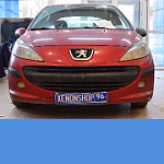 Установка би-ксеноновых линз Morimoto mini  на автомобиль Peugeot 207