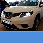 Nissan X-Trail T32 - Установка Би-ксеноновых линз Hella 3