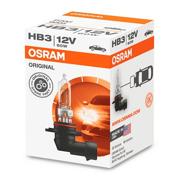 Галогенная лампа HB3 Osram Original 60W 9005