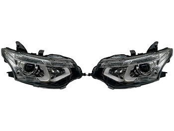 Комплект фар Mitsubishi Outlander (2014-2015) с bi-led линзами ХV5 X-LED