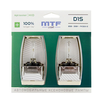 Ксеноновые лампы D1S MTF Night Assistant 100% Longer Ray
