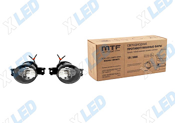 Фары противотуманные светодиодные MTF Light Nissan, Infiniti 12В, 5000К, 10Вт, FL10NS