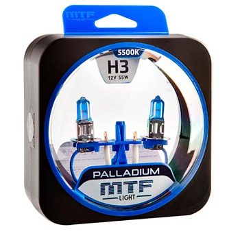 Галогенные лампы H3 MTF Palladium 5500К