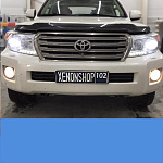 Toyota Land Cruise 200 - Установка Би-ксеноновых линз Hella 3
