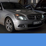 Замена линз на Би-ксеноновые линзы AL Bosch 3 | Mercedes C 2008 год