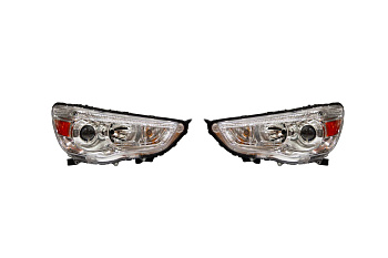 Комплект фар Mitsubishi ASX (2010-2013) с bi-led линзами ХV3 Pro X-LED
