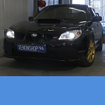 Subaru Impreza WRX STI рестайлинг 2007г. - Замена линз на Би-ксеноновые Hella 3.